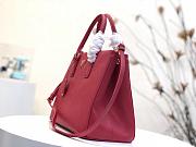 Prada Large Galleria Saffiano Leather Bag Red 1BA274 32×24×14cm - 6