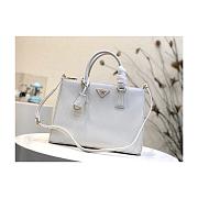 Prada Large Galleria Saffiano Leather Bag White 1BA274 32×24×14cm - 1