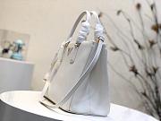 Prada Large Galleria Saffiano Leather Bag White 1BA274 32×24×14cm - 5