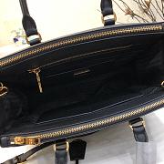 Prada Large Galleria Saffiano Leather Bag Black 1BA274 32×24×14cm - 3