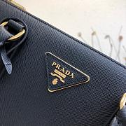 Prada Large Galleria Saffiano Leather Bag Black 1BA274 32×24×14cm - 2