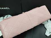 Chanel Flap Bag Gold-tone Metal Lampskin Light Pink A1113 30cm - 6