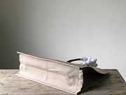 Ysl Rive Gauche Tote Bag In Linen And Leather Beige 4992909 48x36x16cm - 2