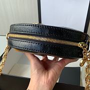 Gucci Ophidia Mini Round Shoulder Bag Red 550618 18x18x4.5cm - 2