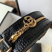 Gucci Ophidia Mini Round Shoulder Bag Black 550618 18x18x4.5cm - 6
