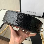 Gucci Ophidia Mini Round Shoulder Bag Black 550618 18x18x4.5cm - 5