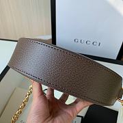 Gucci Ophidia Mini Round Shoulder Bag GG Supreme Canvas 550618 18x18x4.5cm - 3