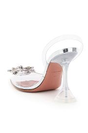Amina Muaddi Glass Slingback Pumps  - 5