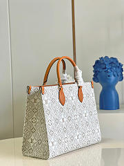 Louis Vuitton Onthego MM Since 1854 Jacquard Ecru/Caramel M59614 35x27x14cm - 4