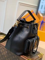 Louis Vuitton Lockme Bucket Bag Black M57687 20x22x13cm - 4