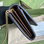 Gucci Jackie 1961 Chain Wallet GG Supreme Canvas 652681 19x10x3.5cm - 6