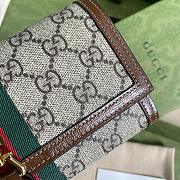 Gucci Jackie 1961 Chain Wallet GG Supreme Canvas 652681 19x10x3.5cm - 4