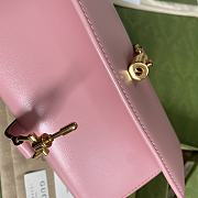 Gucci Jackie 1961 Chain Wallet Pink Leather 652681 19x10x3.5cm - 6