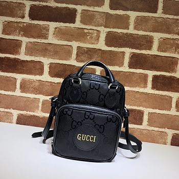 Gucci Off The Grid Shoulder Bag Black 625850 16x22x8.5cm