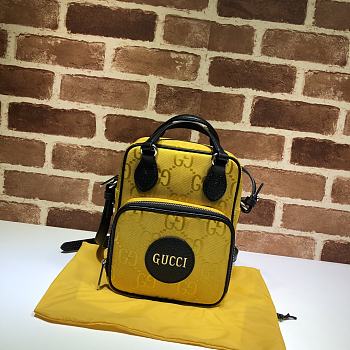 Gucci Off The Grid Shoulder Bag Yellow 625850 16x22x8.5cm