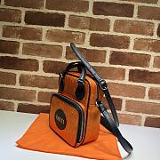 Gucci Off The Grid Shoulder Bag Orange 625850 16x22x8.5cm - 4