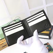 Gucci GG Marmont Leather Wallet Black 428725 11x9cm - 3