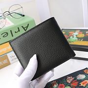 Gucci GG Marmont Leather Wallet Black 428725 11x9cm - 2