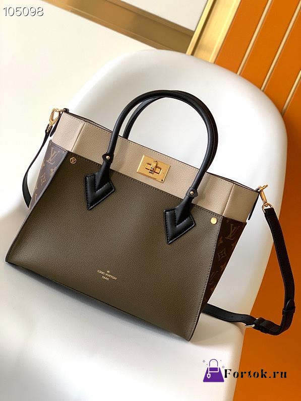 Louis Vuitton On My Side MM Green M55302 30.5x24.5x14cm - 1