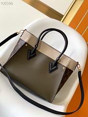 Louis Vuitton On My Side MM Green M55302 30.5x24.5x14cm - 4