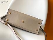 Louis Vuitton On My Side MM Beige M58485 30.5x24.5x14cm - 6