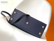 Louis Vuitton On My Side MM Navy M58485 30.5x24.5x14cm - 4