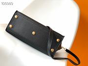 Louis Vuitton On My Side MM Black M53823 30.5x24.5x14cm - 6