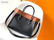 Louis Vuitton On My Side MM Black M53823 30.5x24.5x14cm - 3