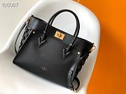 Louis Vuitton On My Side MM Black M53826 30.5x24.5x14cm - 1