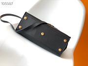 Louis Vuitton On My Side MM Black M53826 30.5x24.5x14cm - 6
