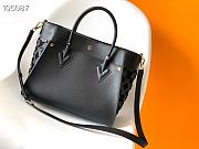 Louis Vuitton On My Side MM Black M53826 30.5x24.5x14cm - 4