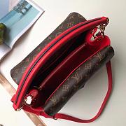 Louis Vuitton Double V Bag Monogram Canvas Red M54439 28x21x16cm - 4