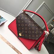 Louis Vuitton Double V Bag Monogram Canvas Red M54439 28x21x16cm - 2