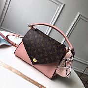 Louis Vuitton Double V Bag Monogram Canvas Pink M54439 28x21x16cm - 5