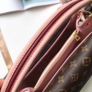 Louis Vuitton Double V Bag Monogram Canvas Pink M54439 28x21x16cm - 4