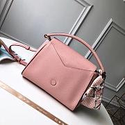 Louis Vuitton Double V Bag Monogram Canvas Pink M54439 28x21x16cm - 3