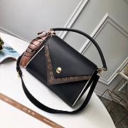 Louis Vuitton Double V Bag Monogram Canvas Black M54439 28x21x16cm - 1