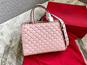 Valentino Garavani Rockstud Spike Tote Bag Pink 26x13x20cm - 2