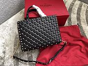 Valentino Garavani Rockstud Spike Tote Bag Black 26x13x20cm - 5