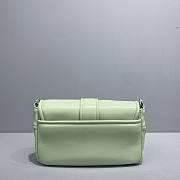 Prada Pocket Nappa Leather Bag Green 1BD295 22x7.5x14cm - 5