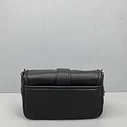 Prada Pocket Nappa Leather Bag Black 1BD295 22x7.5x14cm - 6