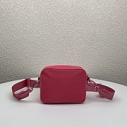 Prada Re-Edition 2005 Hobo Camera Nylon Bag Pink 1BH153 20x15x5cm - 3