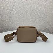 Prada Re-Edition 2005 Hobo Camera Nylon Bag Brown 1BH153 20x15x5cm - 2