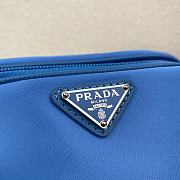 Prada Re-Edition 2005 Hobo Camera Nylon Bag Blue 1BH153 20x15x5cm - 2