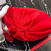 Prada Re-Edition 2006 Nylon Hobo Bag Red 1BH172 24x16x7cm - 5