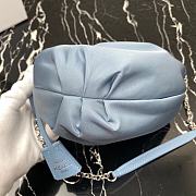 Prada Re-Edition 2006 Nylon Hobo Bag Blue 1BH172 24x16x7cm - 5