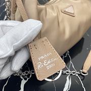 Prada Re-Edition 2006 Nylon Hobo Bag Beige 1BH172 24x16x7cm - 5