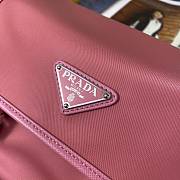 Prada Re-Nylon/Saffiano Leather Shoulder Bag Pink 2VD034 16x22x8.5cm  - 4