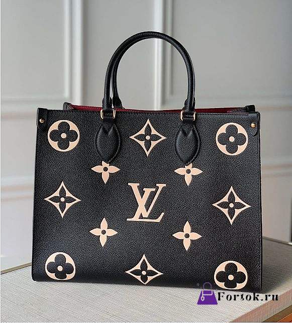 Louis Vuitton ONTHEGO MM Black M45495 34.5x26x13cm  - 1