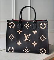 Louis Vuitton ONTHEGO MM Black M45495 34.5x26x13cm  - 1